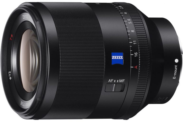 Sony Planar T* FE 50mm f/1.4 ZA Lens