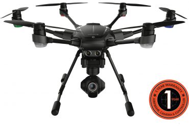 YUNEEC Typhoon H Hexacopter with Intel RealSense, GCO3+ 4K Camera, Wizard Wand, and Backpack
