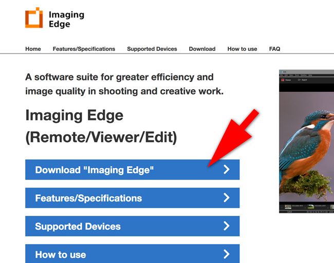 imaging edge download