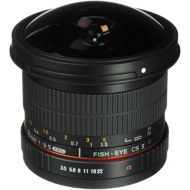 Rokinon 8mm f/3.5 UMC Fisheye CS II Lens
