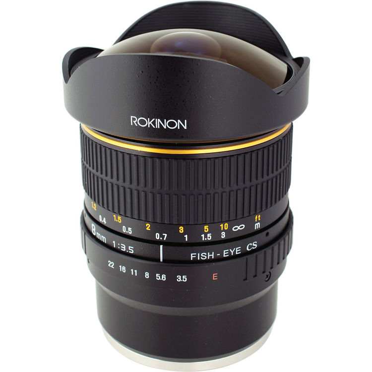 Rokinon 8mm Ultra Wide Angle f/3.5 Fisheye Lens