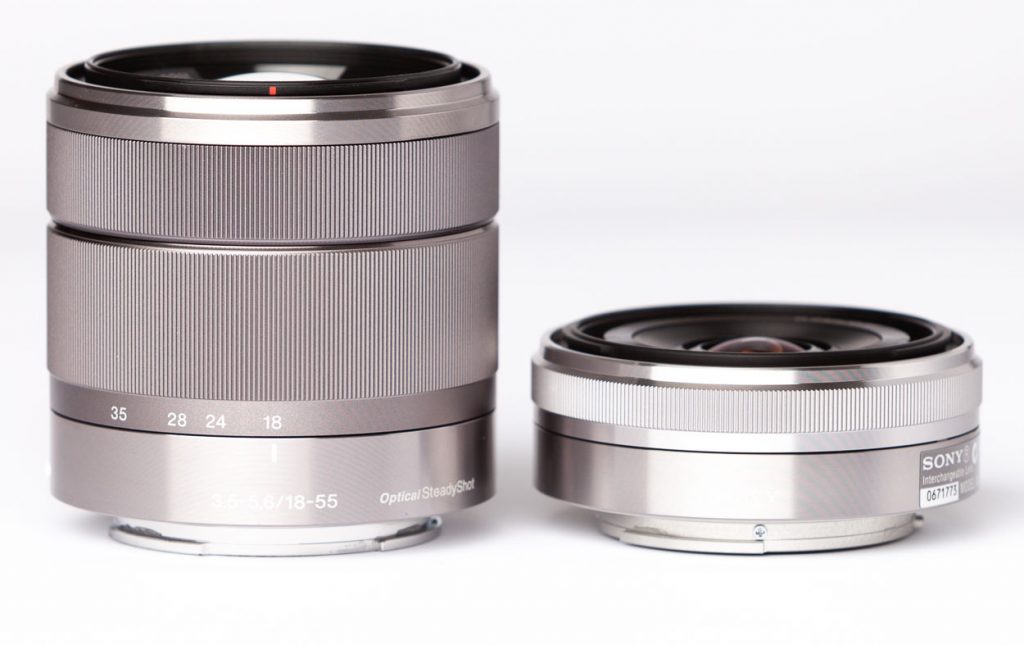 E 18-55mm vs E 16mm