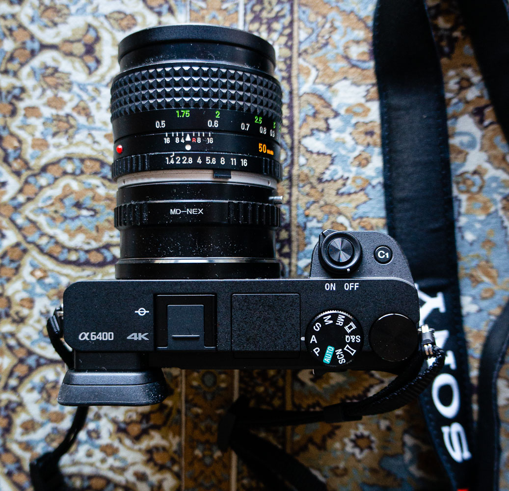 minolta lenses on sony a6000