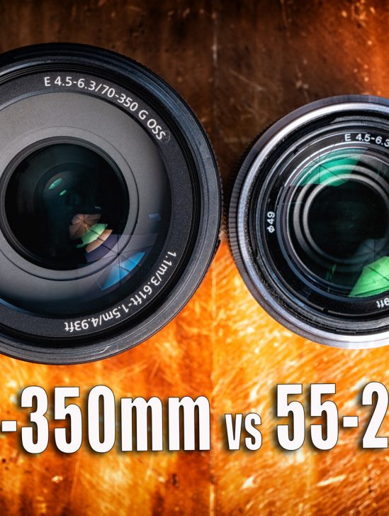 Sony E 70-350mm G OSS lens vs E 55-210mm OSS Lens