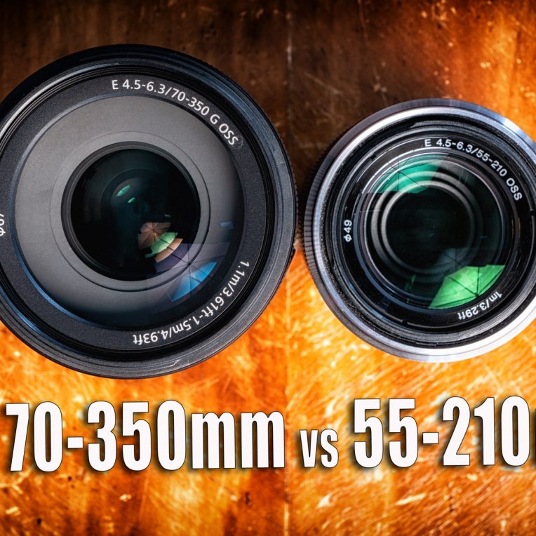 Sony E 70-350mm G OSS lens vs E 55-210mm OSS Lens