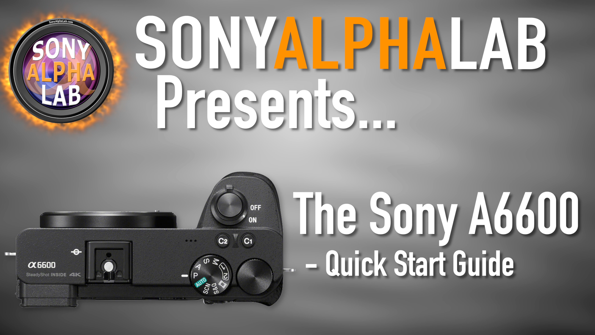 Sony A6600 - Quick Start Guide for Beginners - Skip the Manual...