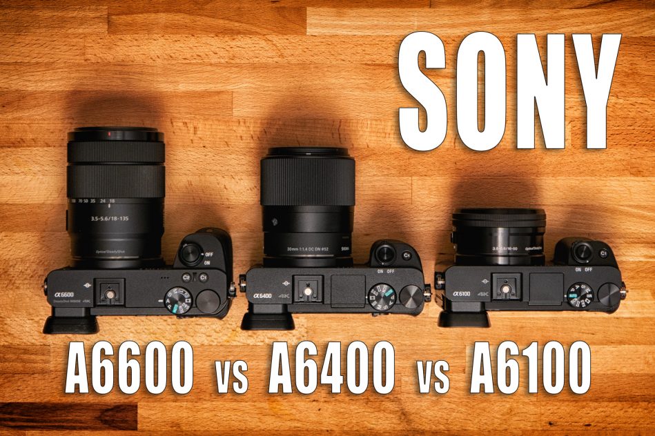 Sony A6600 vs Sony A6400 vs Sony A6100 - Which Camera is for You?
