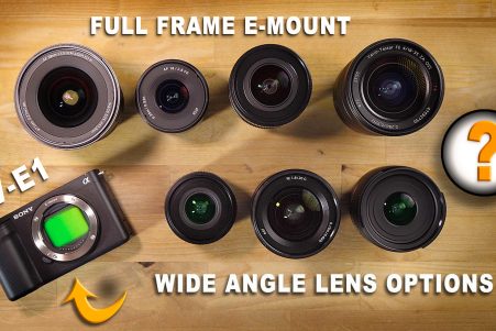 Best wide angle Sony Lens options