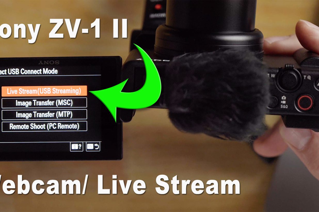 Sony ZV-1 II Tutorial - USB Webcam and Streaming Demo