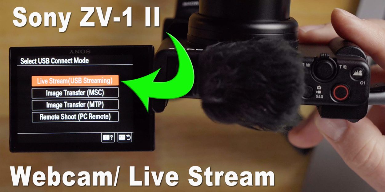 Sony ZV-1 II Tutorial - USB Webcam and Streaming Demo