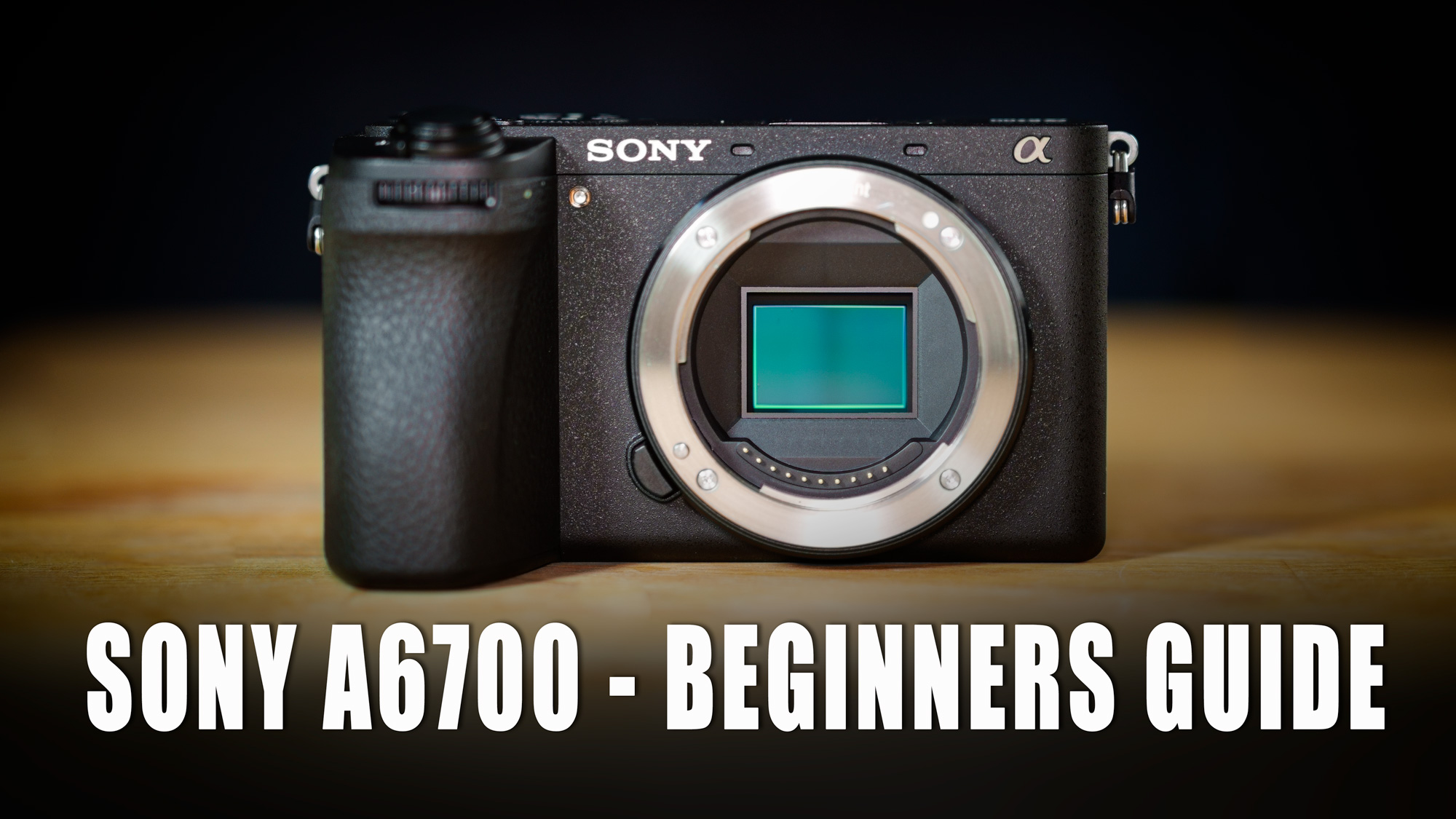 Sony A6700 Beginners Guide